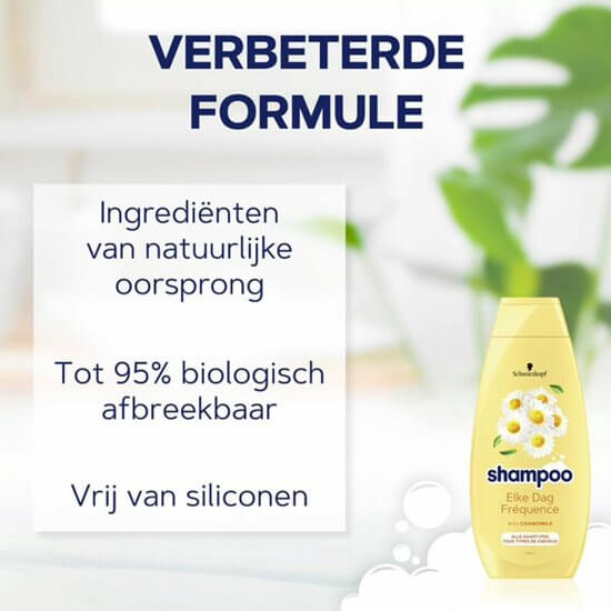 Schwarzkopf Shampoo Elke Dag - Haarverzorging - Dagelijk Gebruik - Geeft Volume - Versterkt Het Haar