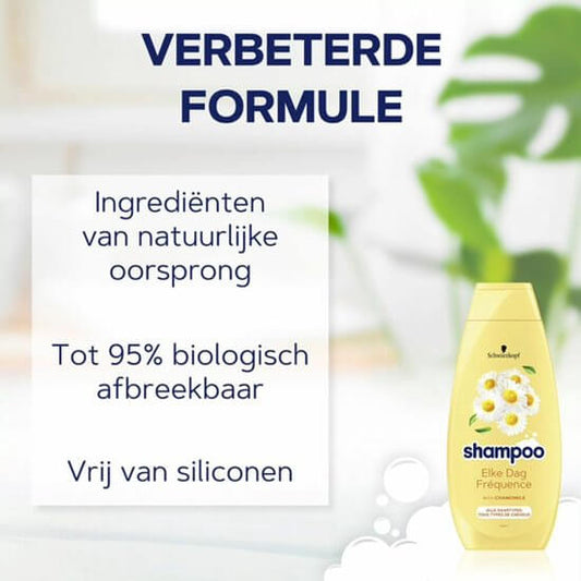 Schwarzkopf Shampoo Elke Dag - Haarverzorging - Dagelijk Gebruik - Geeft Volume - Versterkt Het Haar