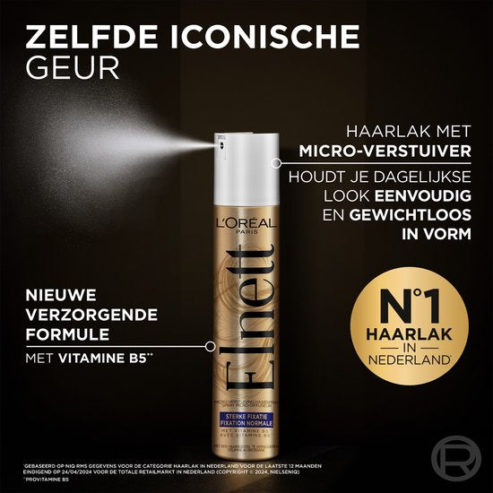 L'Oréal Paris Elnett Satin - Sterke Fixatie Haarlak