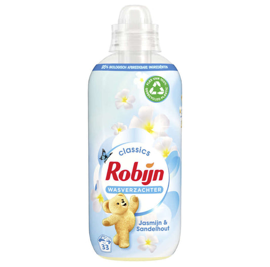 Robijn Wasverzachter Jasmijn en Sandelhout 33 Wasbeurten 825 ml